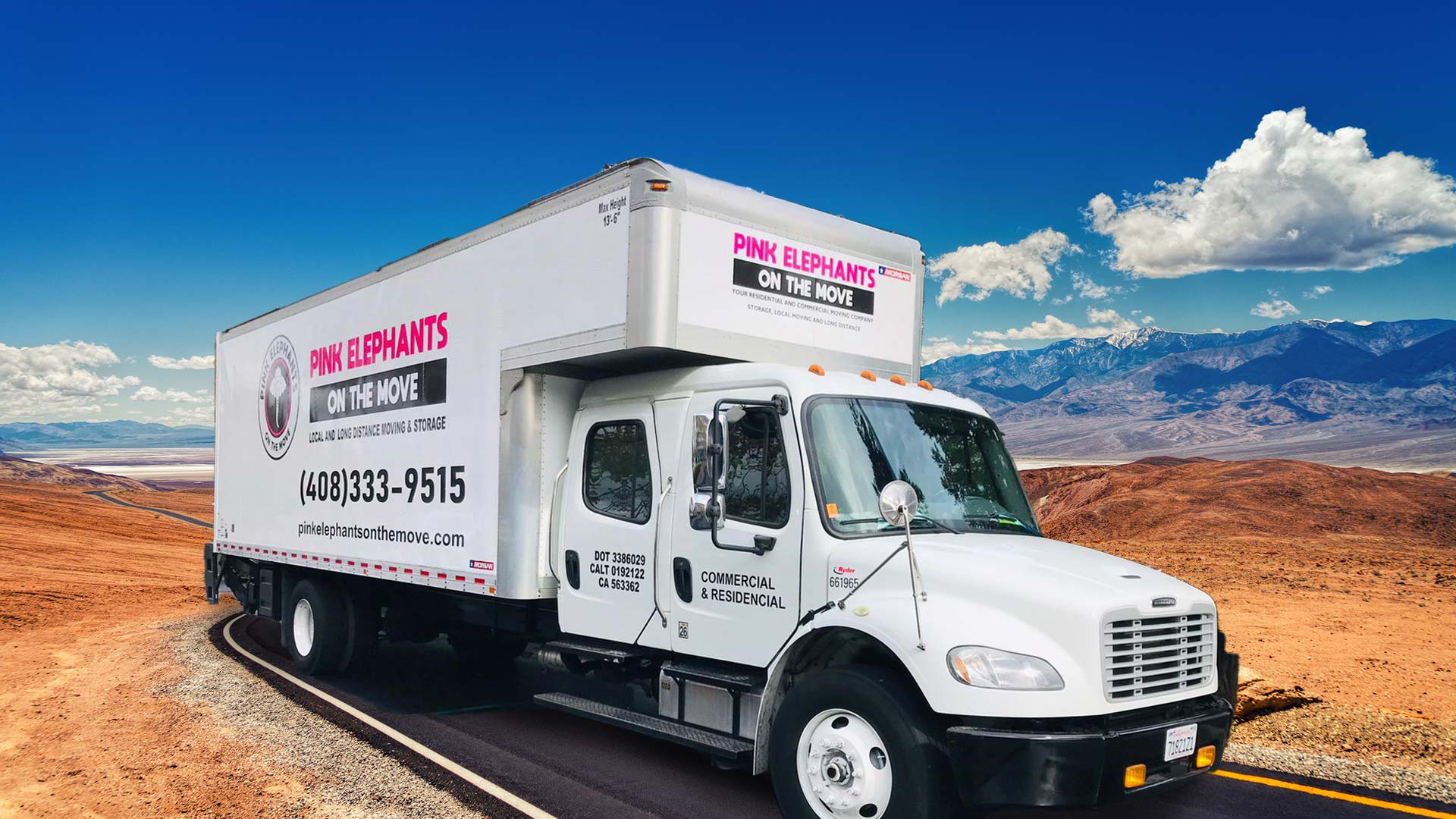 Long Distance Movers California - Pink Elephatns On The Move